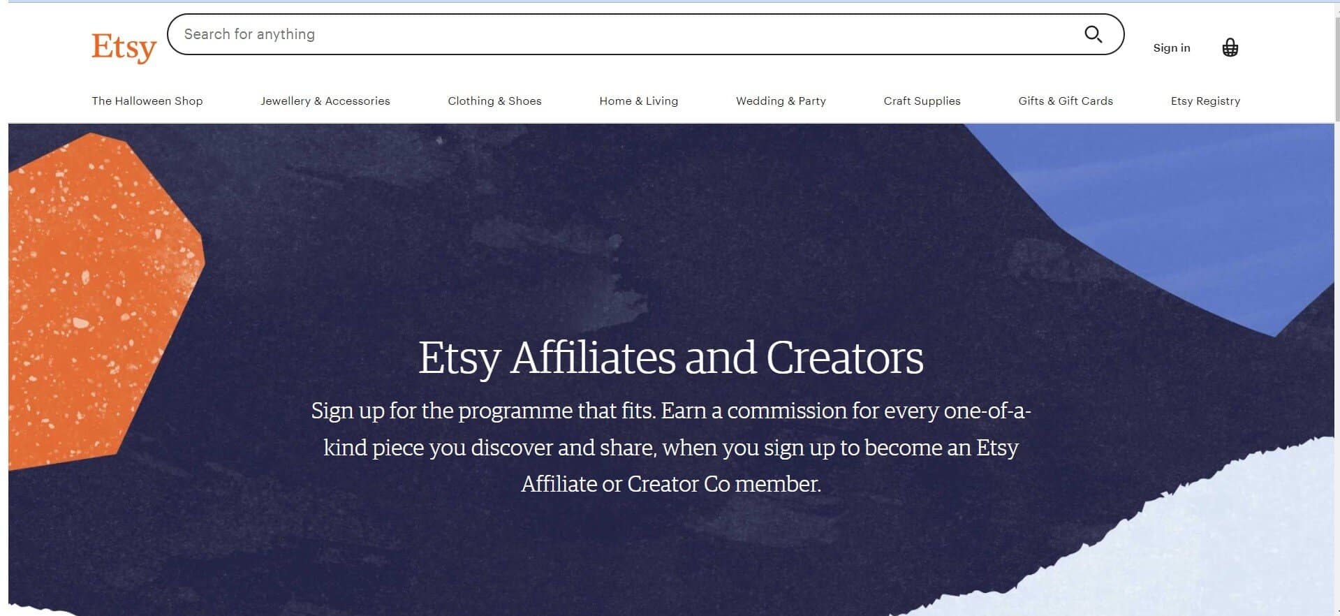 etsy affiliate marketing network