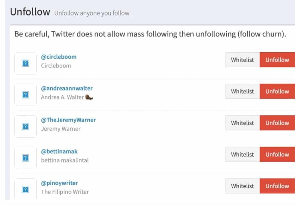 how to make someone unfollow you on twitter using iunfollow