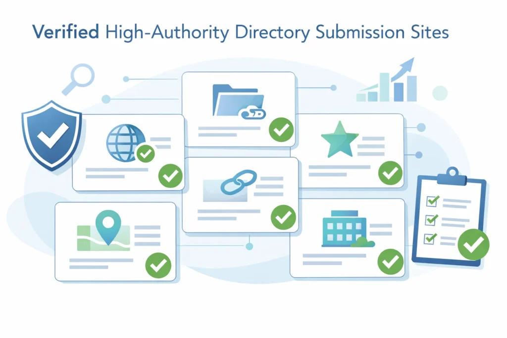verified high authority directory submission sites