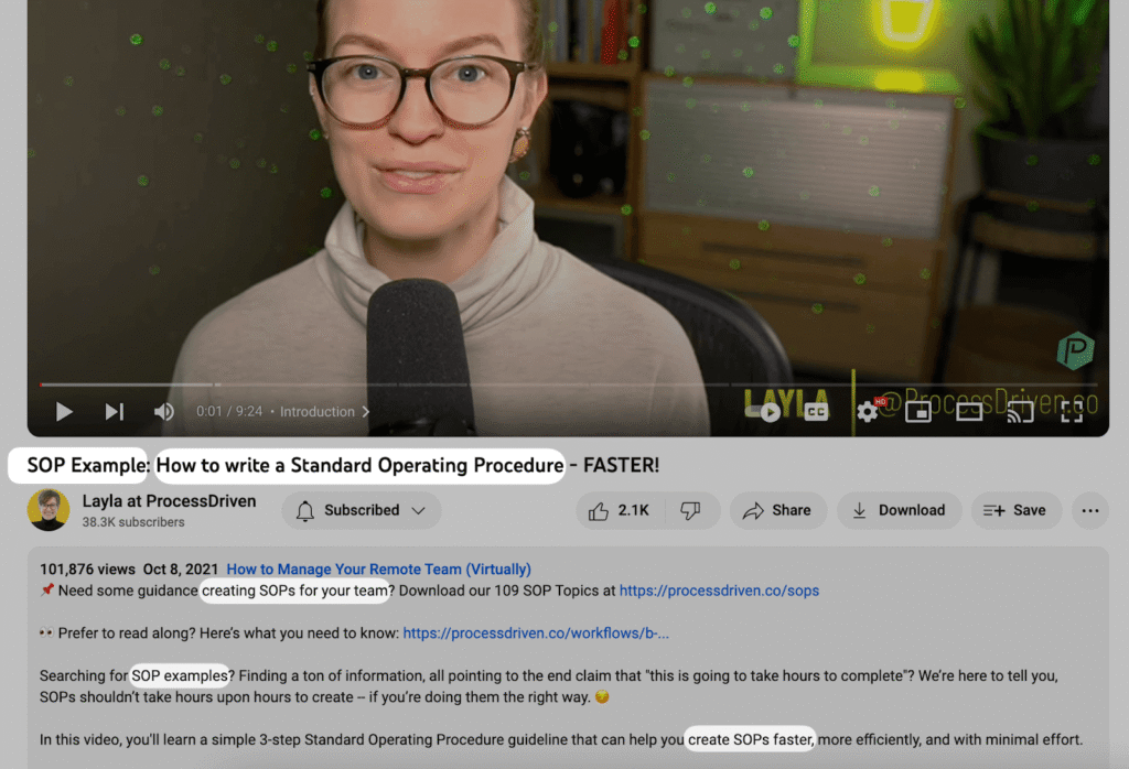 optimize for youtube seo