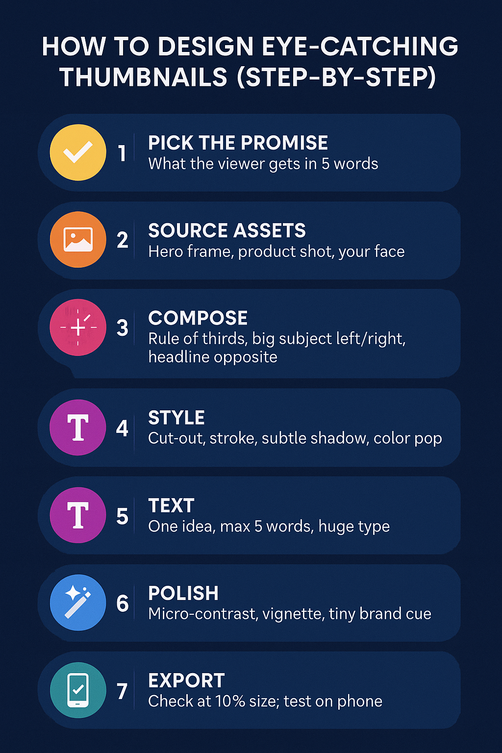 How to Make Eye-Catching Thumbnails