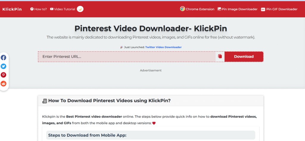 pinterest videos downloader online