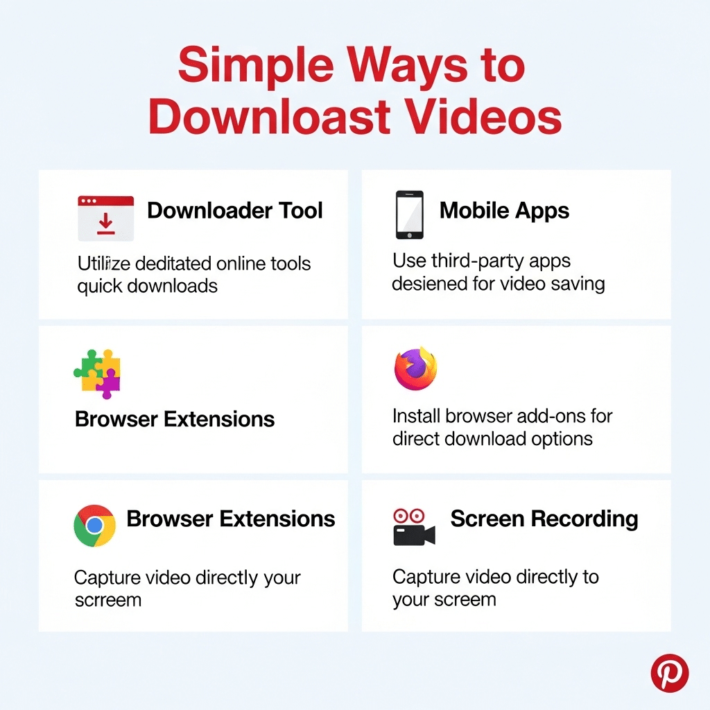 simple ways on how to download videos from Pinterest