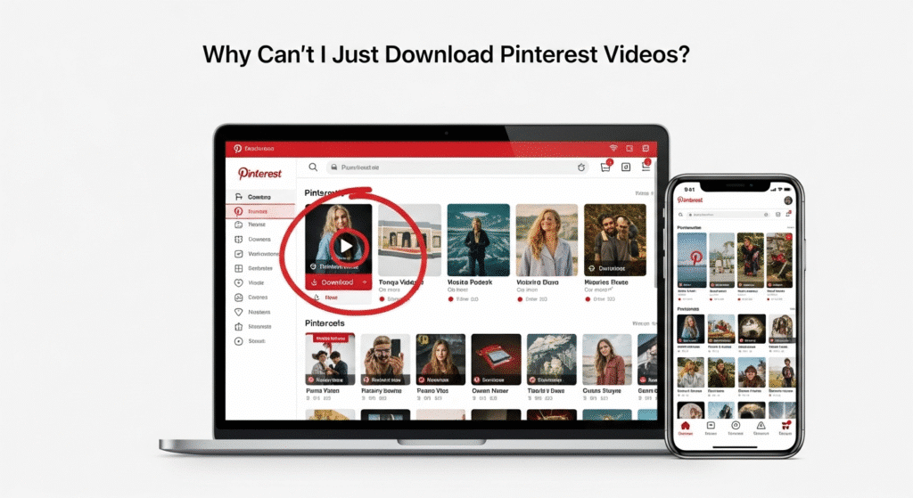 why can't i download Pinterest videos