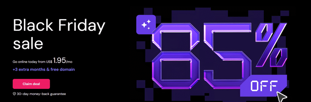 Hostinger Black Friday Sale 2025