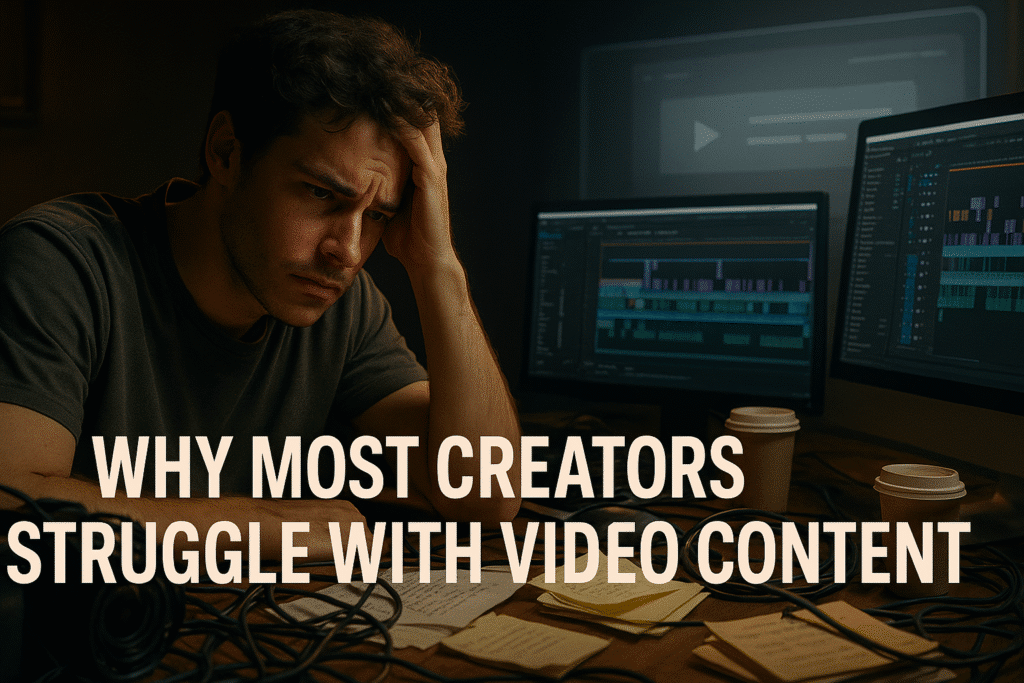 Why Most Creators Struggle With Video Content